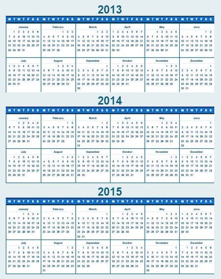 Calendar 2014 Printable Free