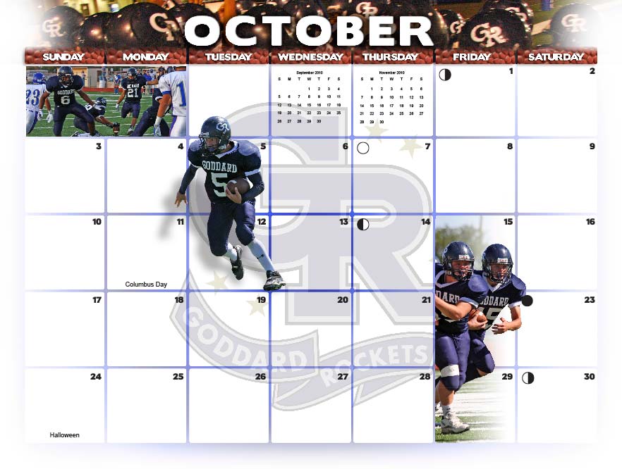 Calendar 2014 Template Indesign