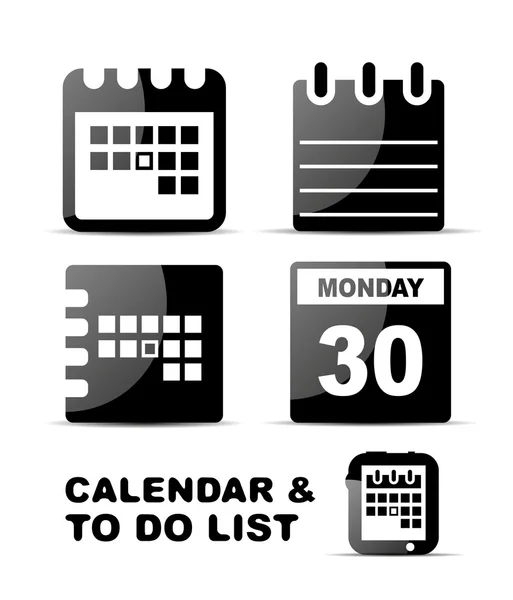 Calendar Icon Black