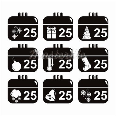 Calendar Icon Black