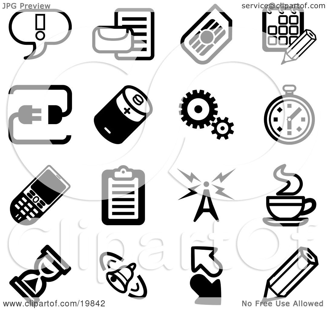 Calendar Icon Black And White