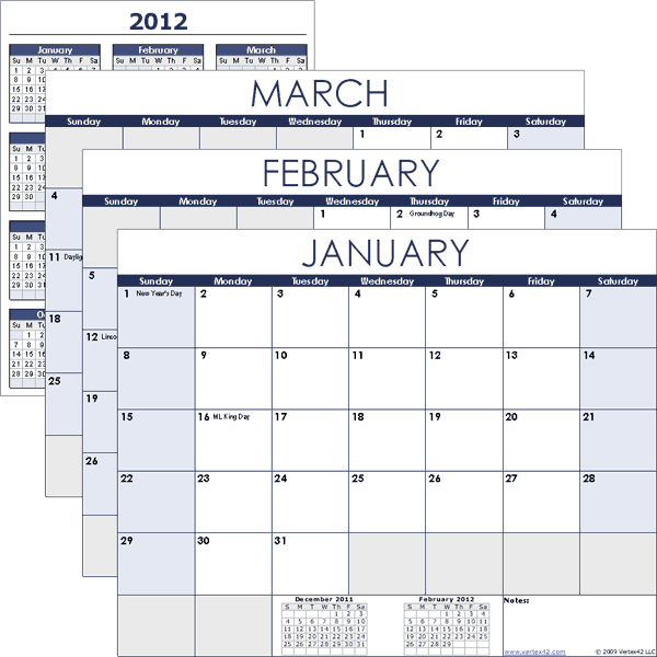 Calendar Template 2013 Pdf