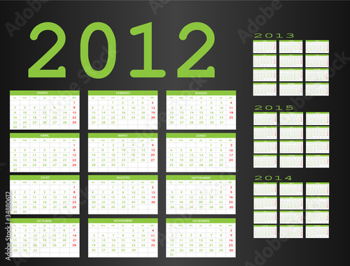 Calendario 2013 2014 2015