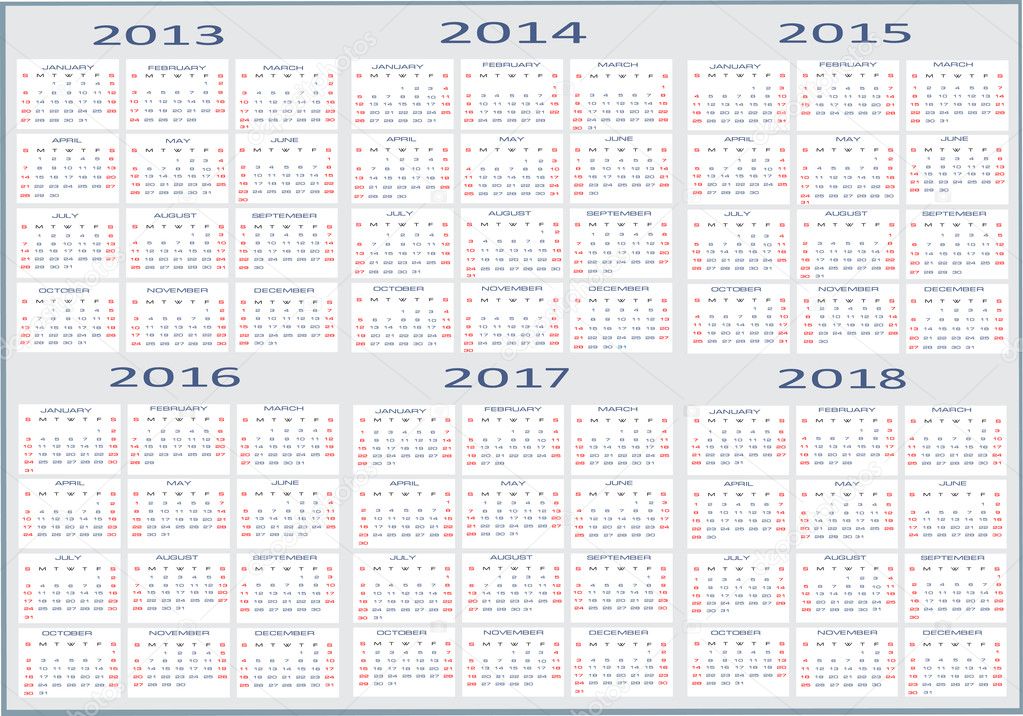 Calendario 2013 2014 2015