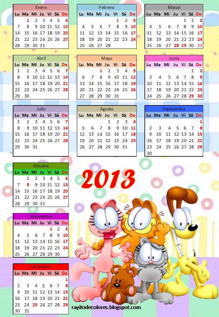 Calendario 2013