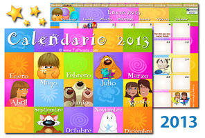 Calendario 2013 Chile Imprimir