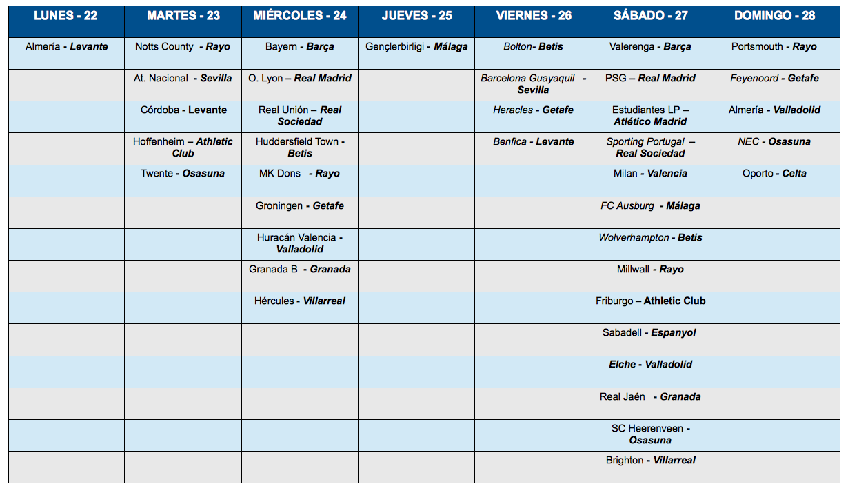 Calendario 2013 Chileno