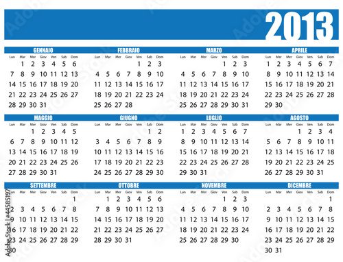 Calendario 2013 Colombia