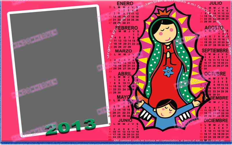 Calendario 2013 Colombia Excel