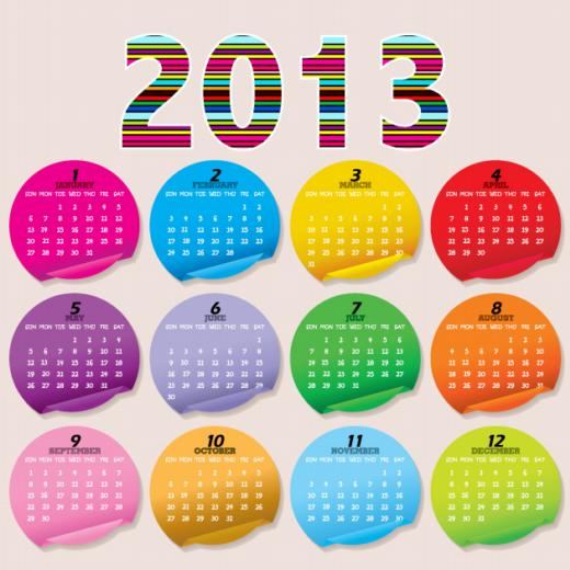 Calendario 2013 Para Imprimir