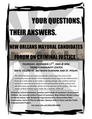 Candidates Forum Flyer