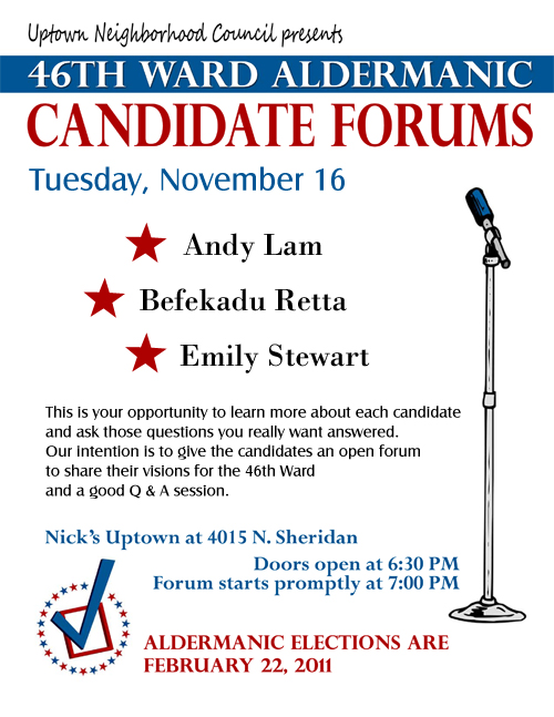 Candidates Forum Flyer