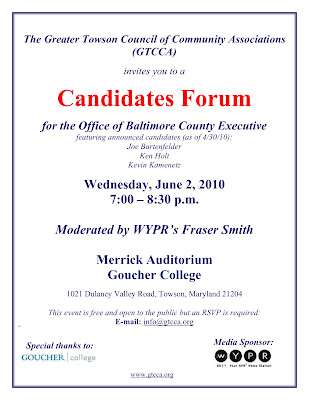 Candidates Forum Flyer