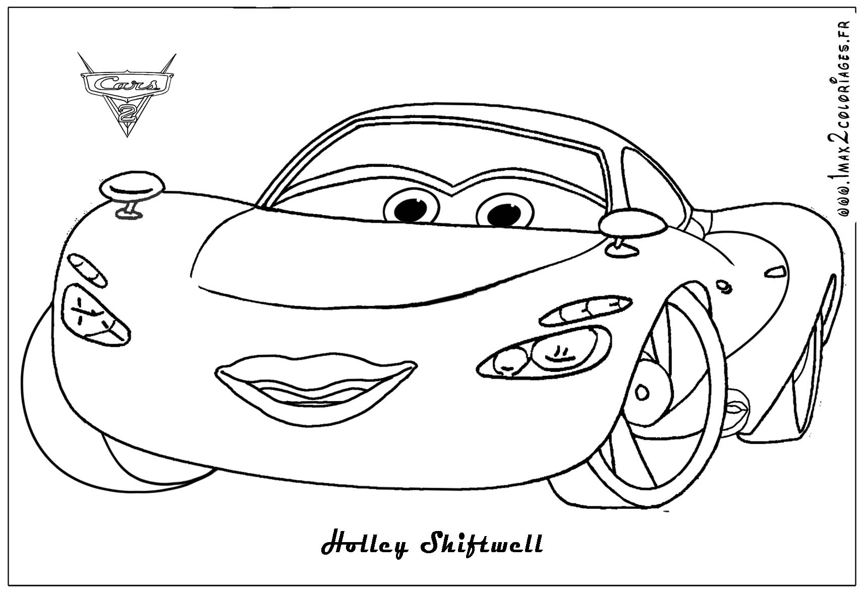 Cars 2 Coloring Pages