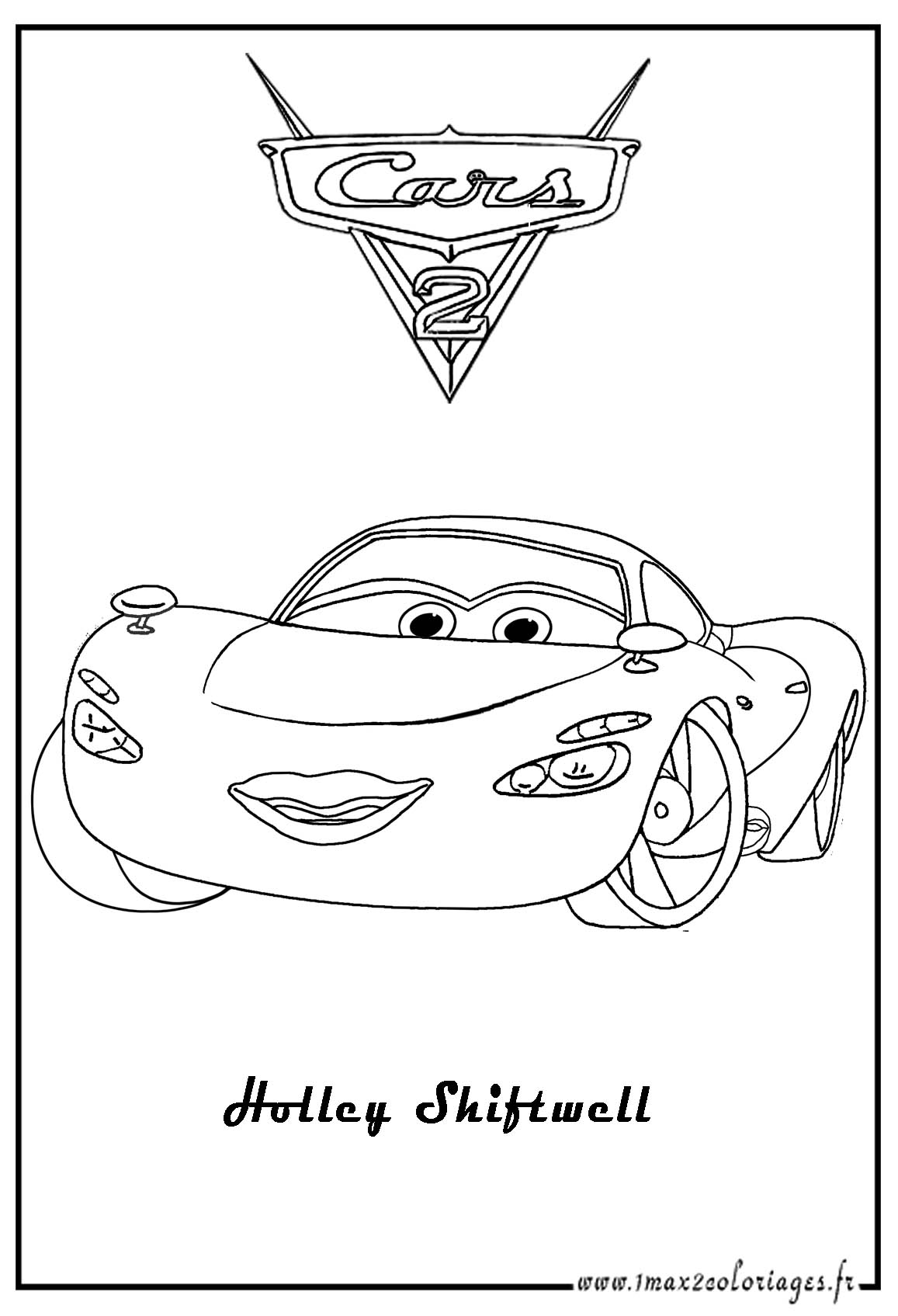 Cars 2 Coloring Pages