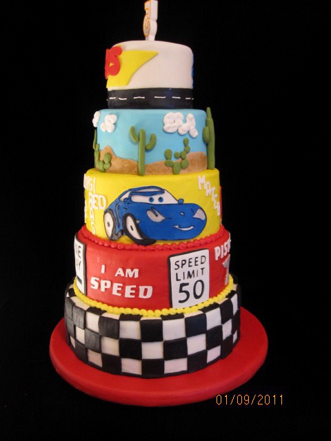 Cars Cake Design