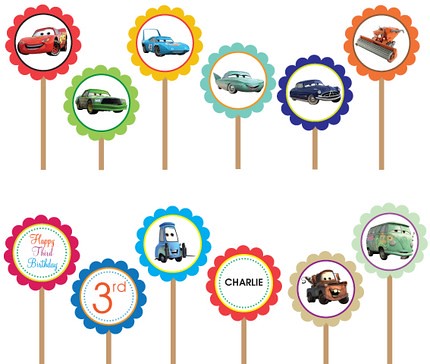 Cars Cake Toppers