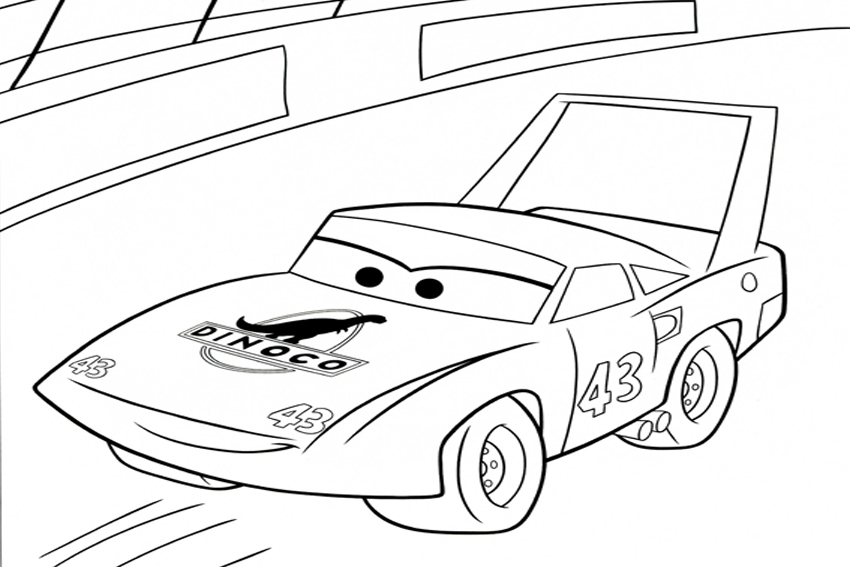 Cars Characters Coloring Pages