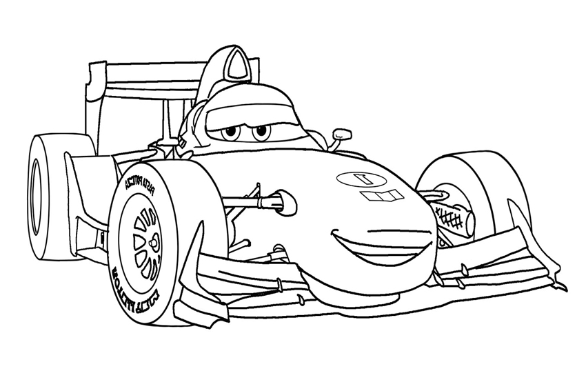 Cars Characters Coloring Pages