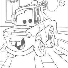 Cars Coloring Pages Mater