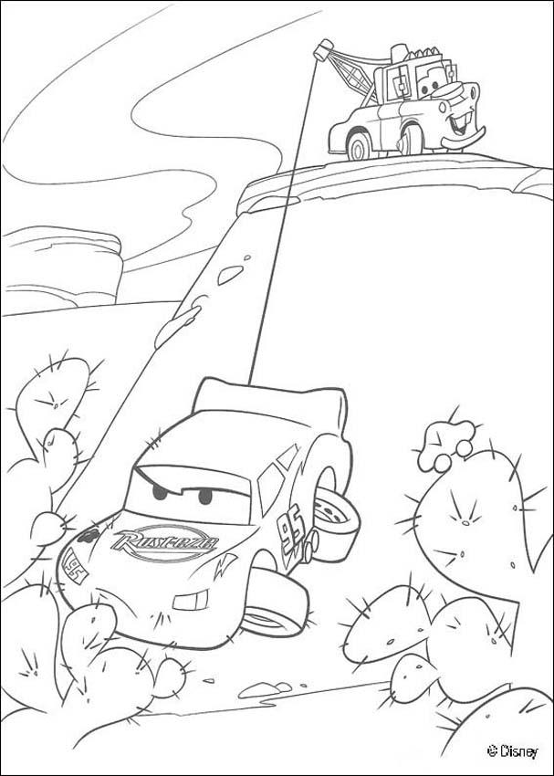 Cars Coloring Pages Mater