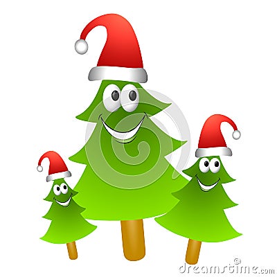 Cartoon Pictures Of Christmas Trees