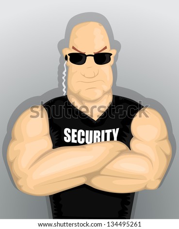 Cartoon Security Guard Images