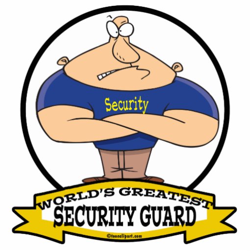 Cartoon Security Guard Images