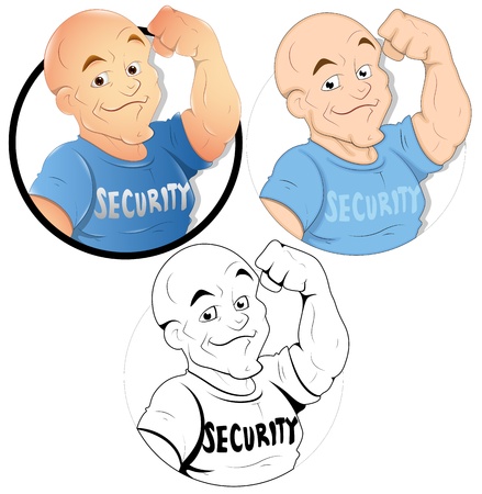 Cartoon Security Guard Images