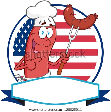 Cartoon Usa Flag Pictures