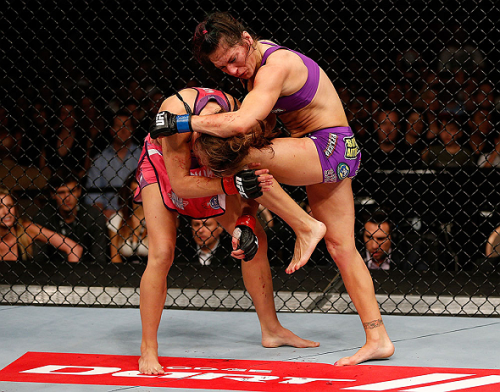 Cat Zingano Stretching