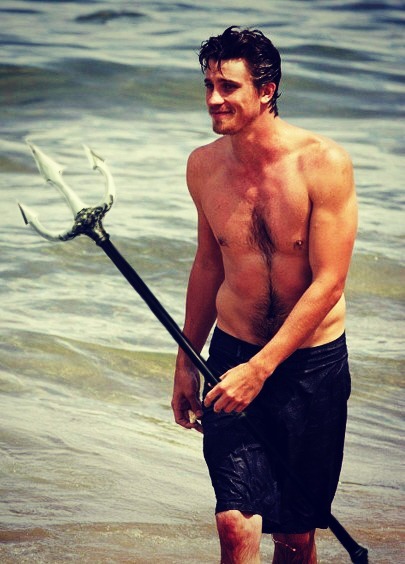 Catching Fire Finnick Shirtless