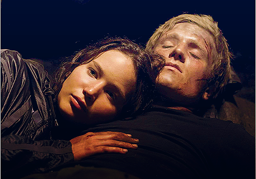 Catching Fire Movie Katniss And Peeta Kissing