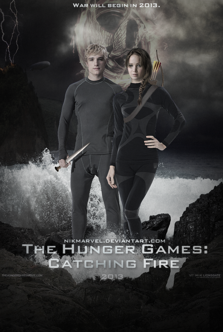 Catching Fire Movie Pictures Katniss And Peeta