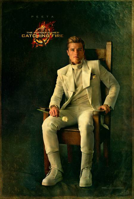 Catching Fire Poster Peeta Katniss