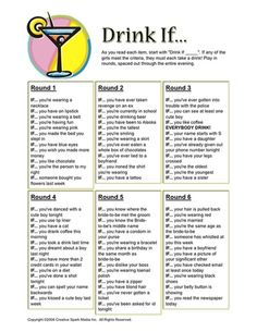 Categories Game For Bachelorette Party