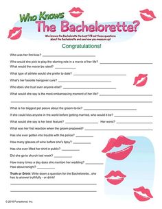 Categories Game For Bachelorette Party