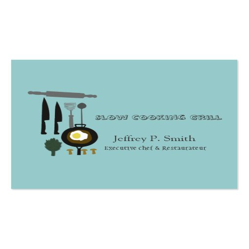 Catering Business Cards Design Ideas