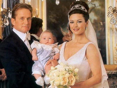 Catherine Zeta Jones Wedding Photos