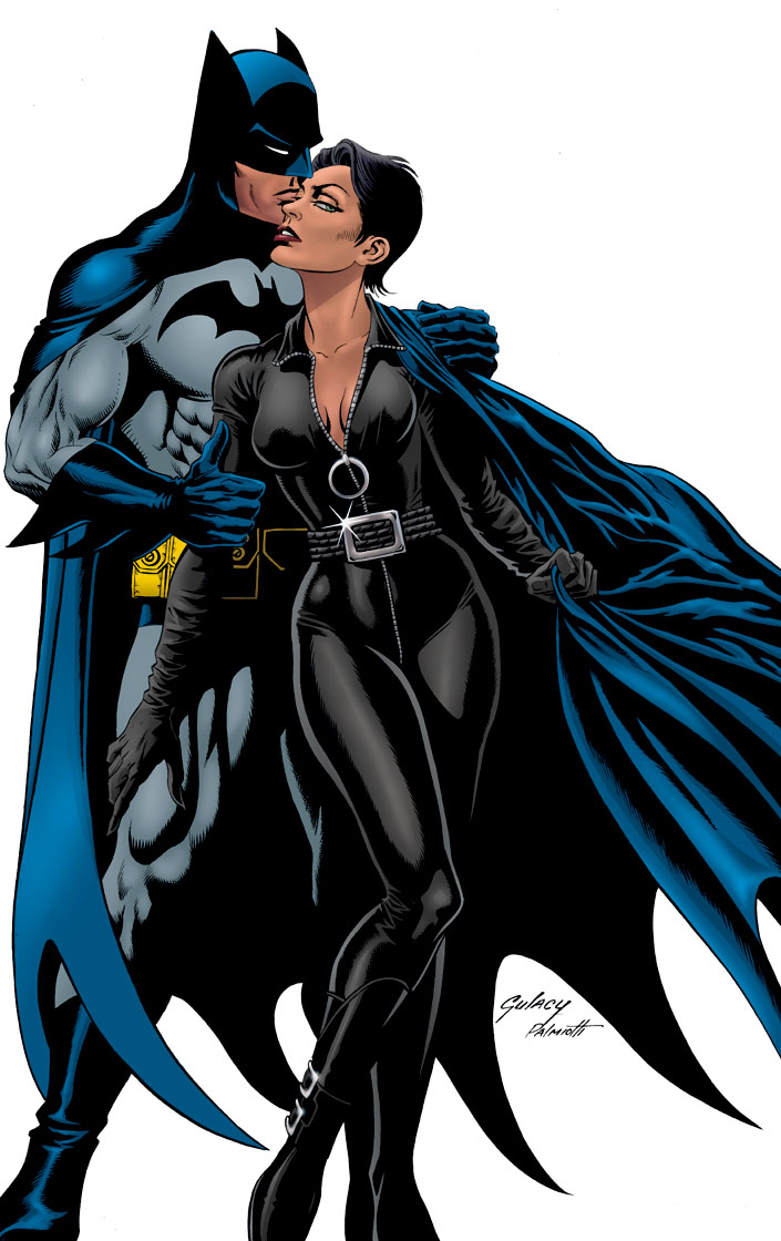 Catwoman And Batman Kiss