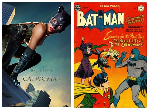 Catwoman Comic Book Covers