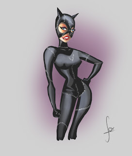 Catwoman Halle Berry Drawing