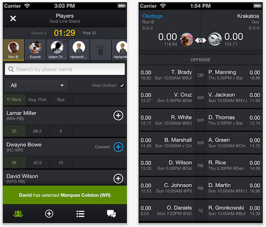 Cbs Sports Fantasy Football App Draft