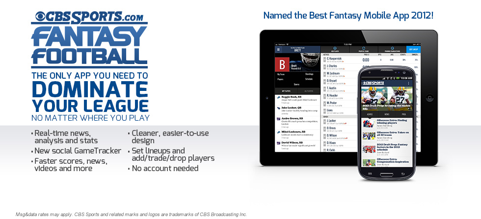 Cbs Sports Fantasy Football App Ipad