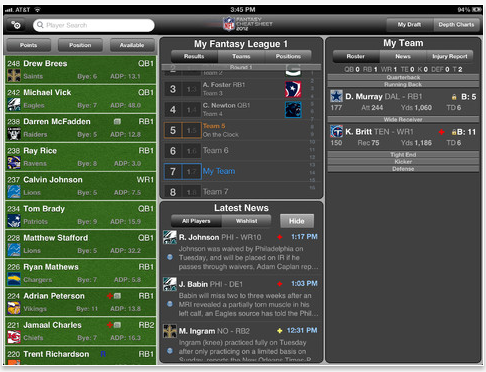 Cbs Sports Fantasy Football Draft Board