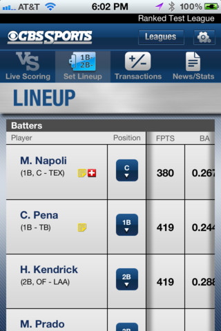 Cbs Sportsline Fantasy Baseball