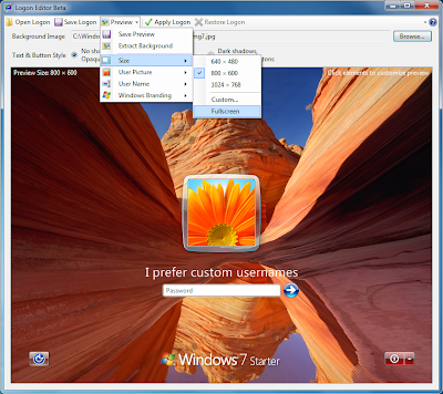 Change Login Screen Windows 7 Ultimate