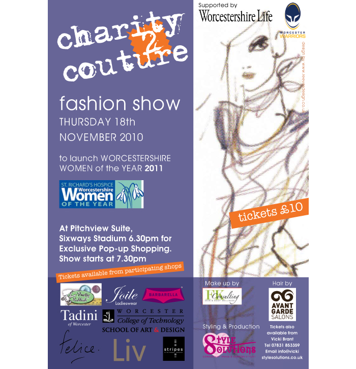 Charity Fashion Show Poster