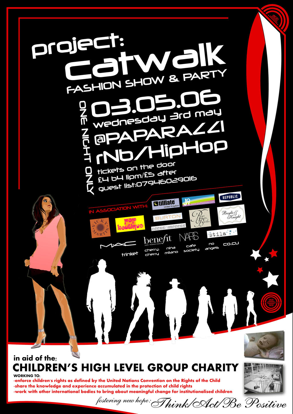 Charity Fashion Show Poster