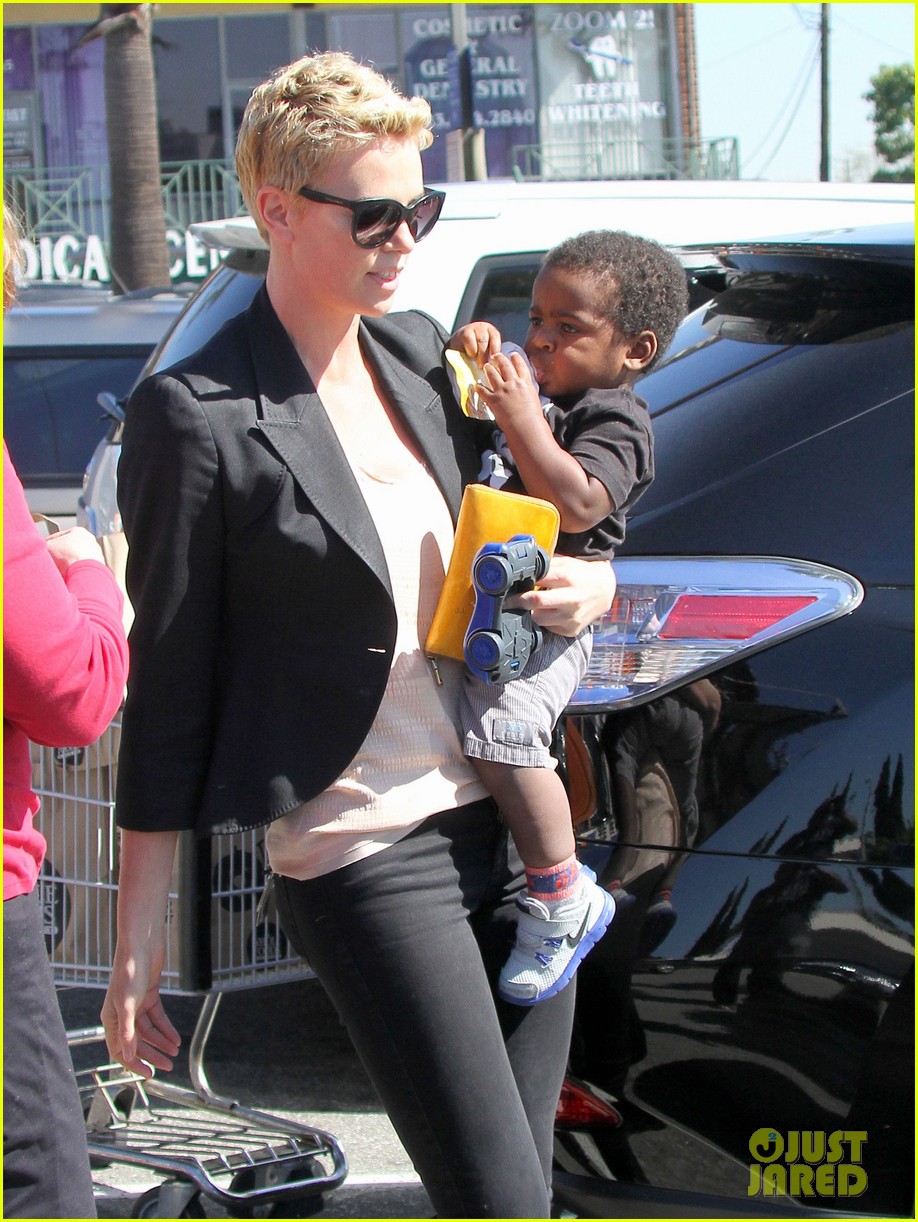 Charlize Theron Baby 2013